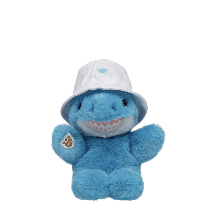 Build-A-Bear Mini Beans Chummy Shark Stuffed Animal with Hat plush by Build-A-Bear