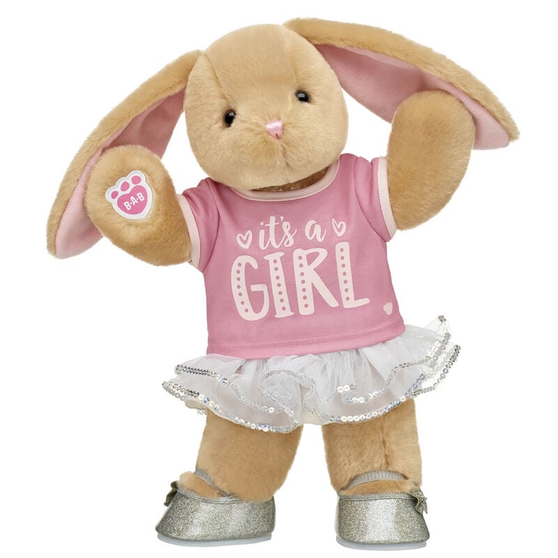 Pawlette&trade; Bunny Plush "It's a Girl" Gift Set - Build-A-Bear Workshop&reg;