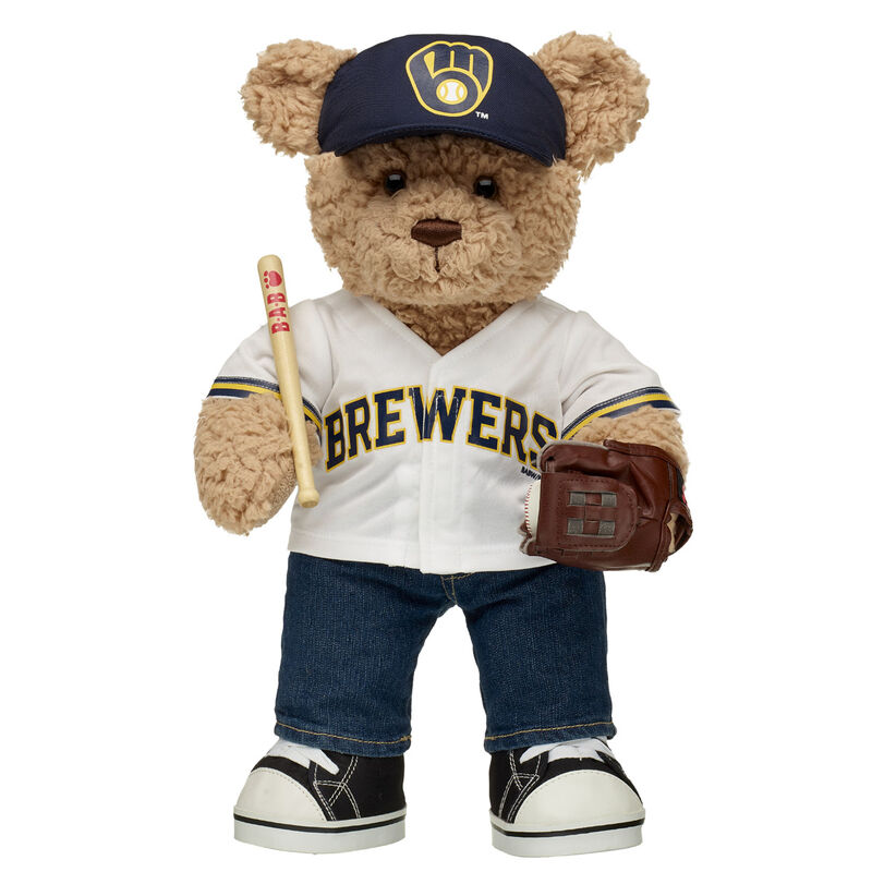 Timeless Teddy Bear Milwaukee Brewers&trade; Gift Set - Build-A-Bear Workshop&reg;
