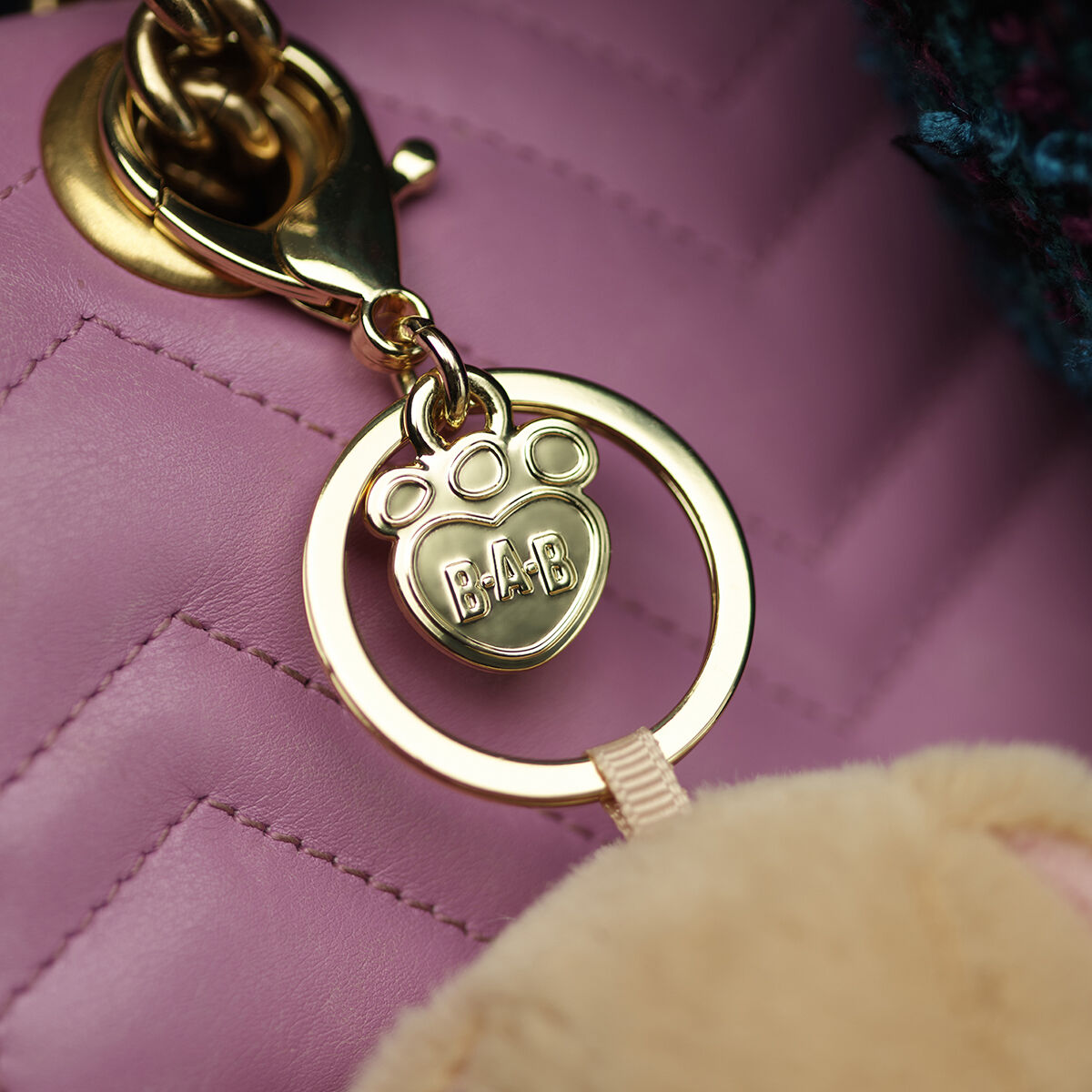 Pawlette™ Bunny Plush Bag Charm