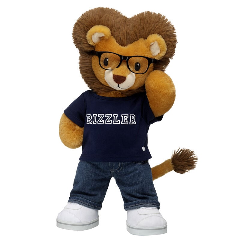 Lovable Lion Stuffed Animal Rizzler Gift Set plush by Build-A-Bear