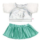 Honey Girls Sparkly Star Top and Skirt Set