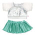 Honey Girls Sparkly Star Top and Skirt Set