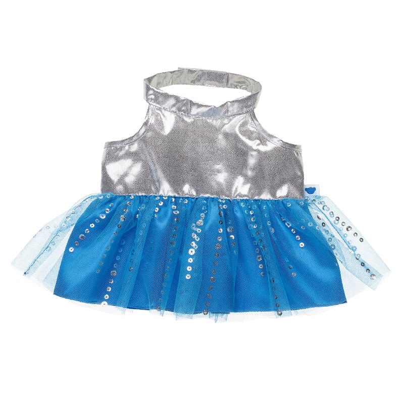 Silver & Blue Dress | Build-A-Bear