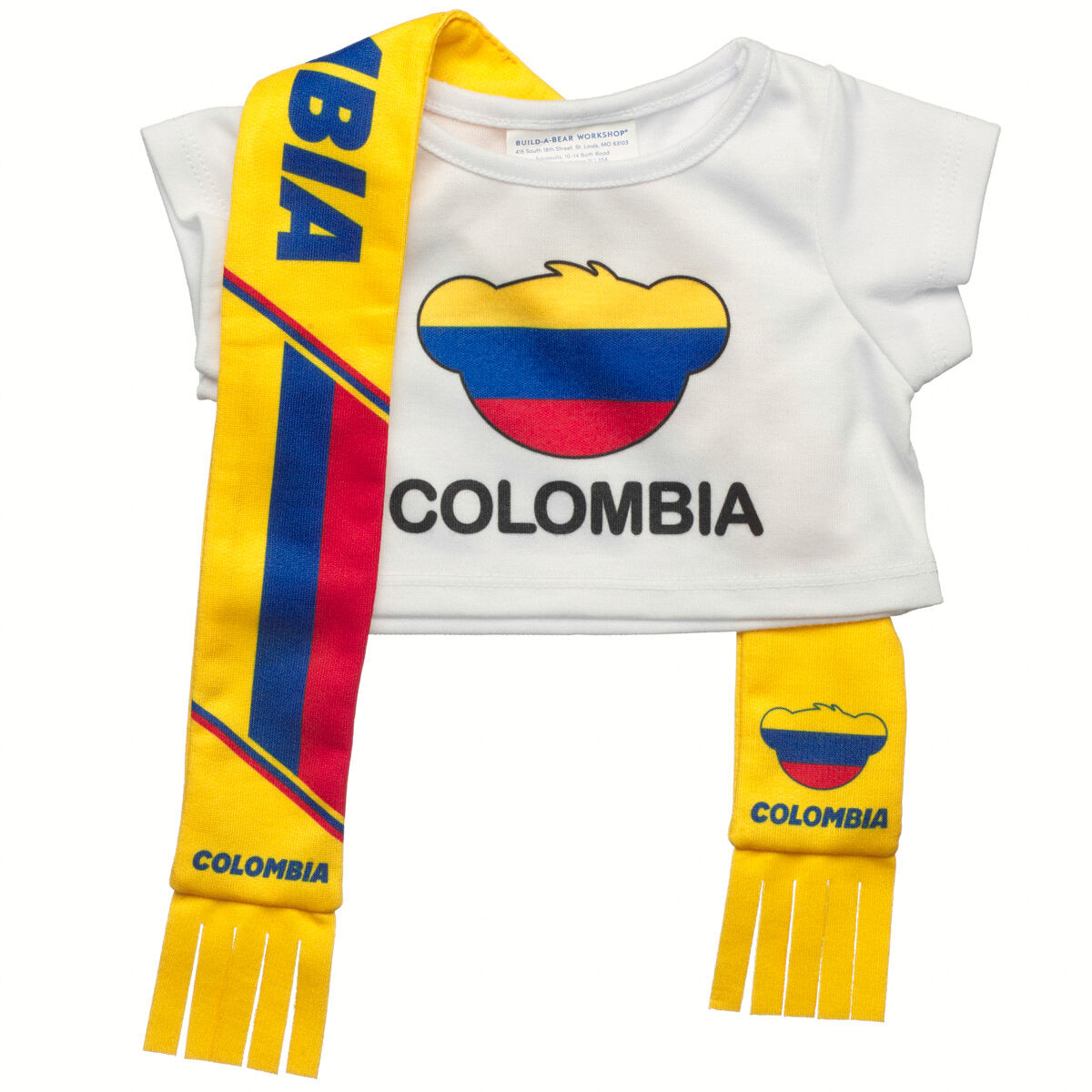 Colombia Scarf and T-Shirt Set