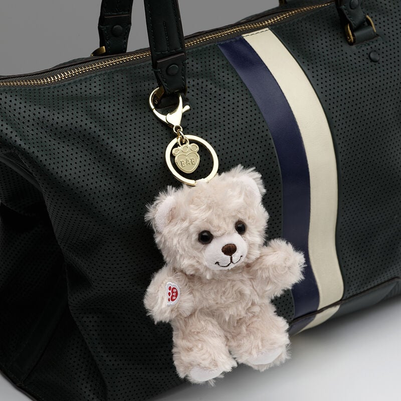 Happy Hugs Teddy Bear Bag Charm plush by Build-A-Bear