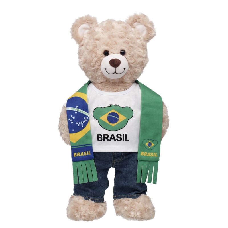 Brazil Scarf and T-Shirt Set by Build-A-Bear