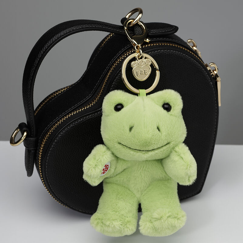 Spring Green Frog Plush Bag Charm by Build-A-Bear