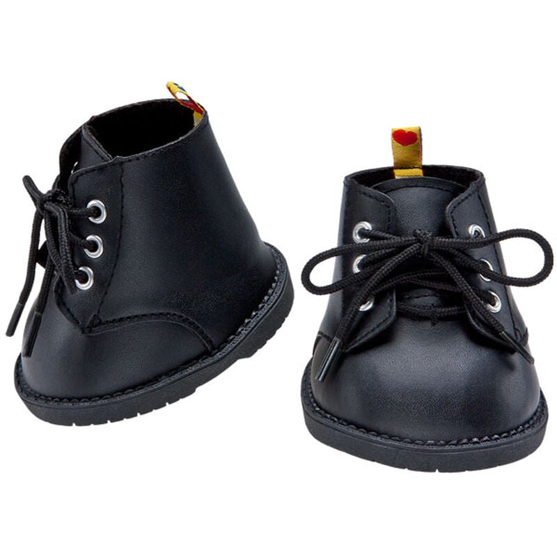 Black Combat Boots by Build-A-Bear