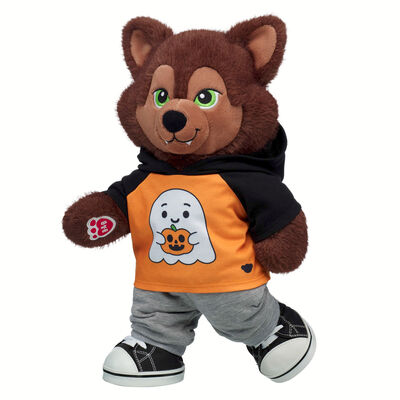 Mystical Werewolf Stuffed Animal Halloween Hoodie Gift Set