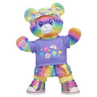 Rainbow Stripes Teddy Bear Gift Set - Build-A-Bear Workshop
