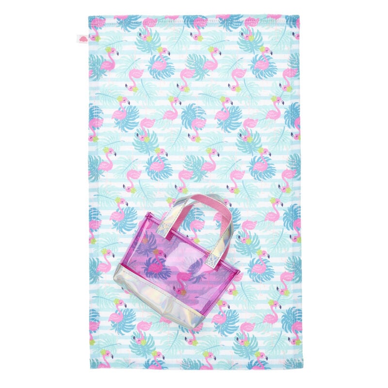 Flamingo Beach Towel and Beach Bag - Build-A-Bear Workshop®