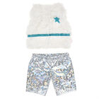 Honey Girls Fur Vest and Legging Set