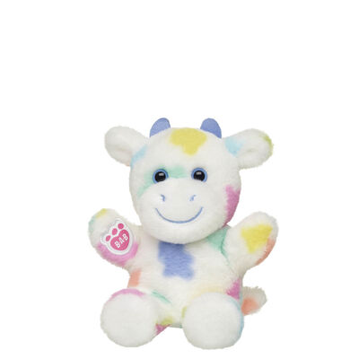 Build-A-Bear Mini Beans® Colorful Splatter Cow Stuffed Animal 