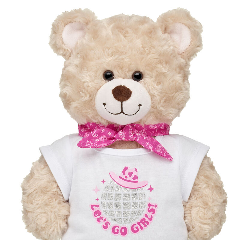 Online Exclusive "Let's Go Girls" T-Shirt and Bandana for Stuffed Animals - Build-A-Bear Workshop&reg;