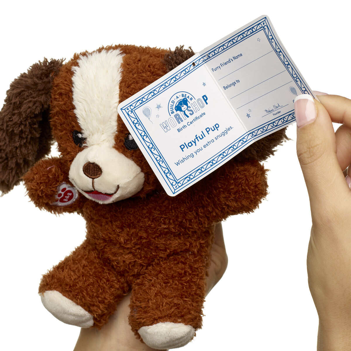 Build-A-Bear Mini Beans® Playful Pup Stuffed Animal