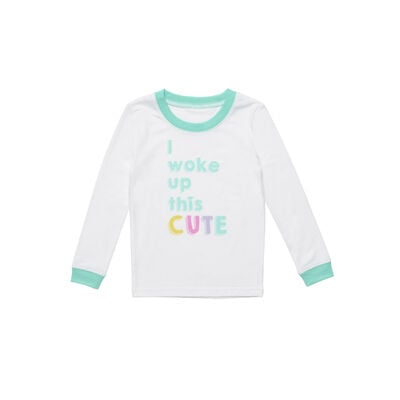 Build-A-Bear Pajama Shop™ "I Woke Up This Cute" PJ Top - Toddler and Youth 