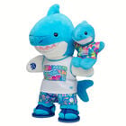 Chummy Shark Stuffed Animal Summer Mini Beans Gift Set plush by Build-A-Bear