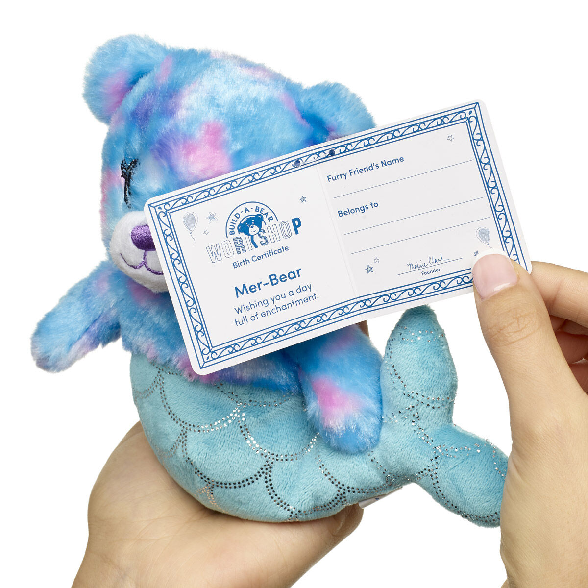 Build-A-Bear Mini Beans® Mer-Bear Plush