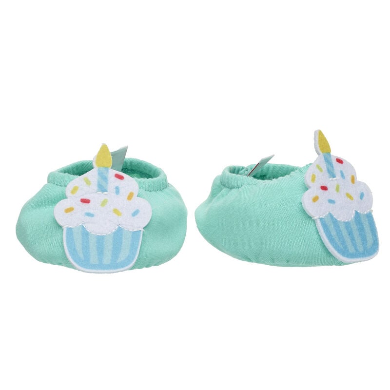 Plush Birthday Cupcake Slippers - Build-A-Bear Workshop&reg;