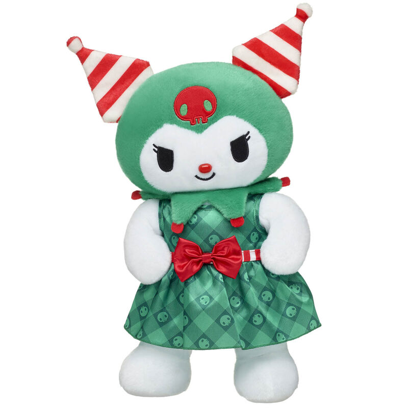 Sanrio&reg; Hello Kitty&reg; and Friends Candy Cane Kuromi&trade; Plush with Holiday Dress - Build-A-Bear Workshop&reg;