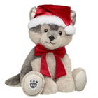 Online Exclusive Wolf Pup Stuffed Animal Santa Gift Set - Build-A-Bear Workshop&reg;