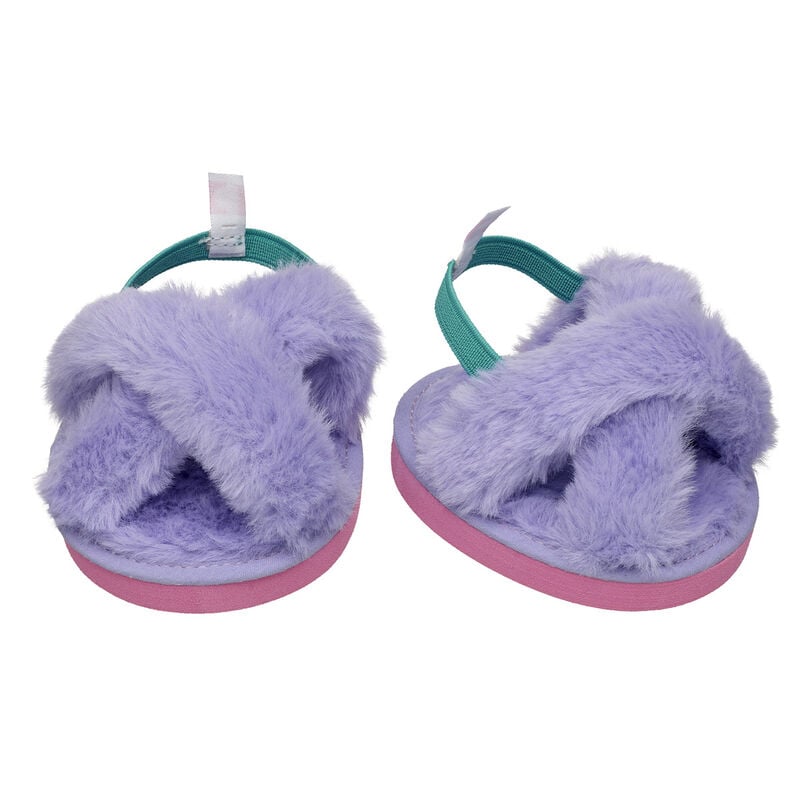 Cozy Purple Slippers for Stuffed Animals - Build-A-Bear Workshop&reg;