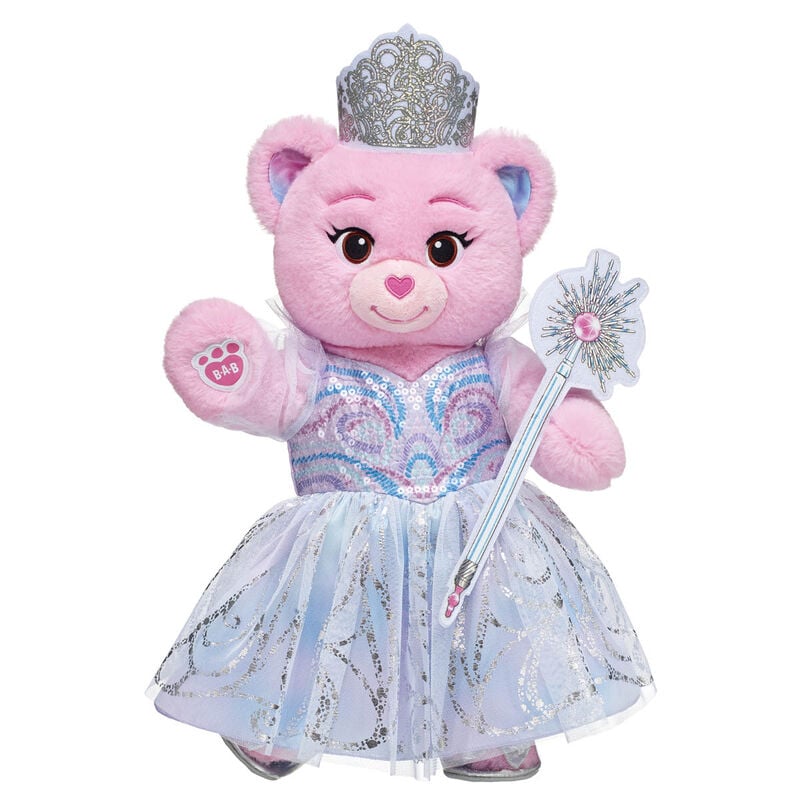 Wicked Glinda Teddy Bear Costume Gift Set plush by Build-A-Bear