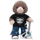 Mole Stuffed Animal Rock and Roll Guitar Gift Set