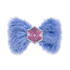 Fuzzy Snowflake Bow