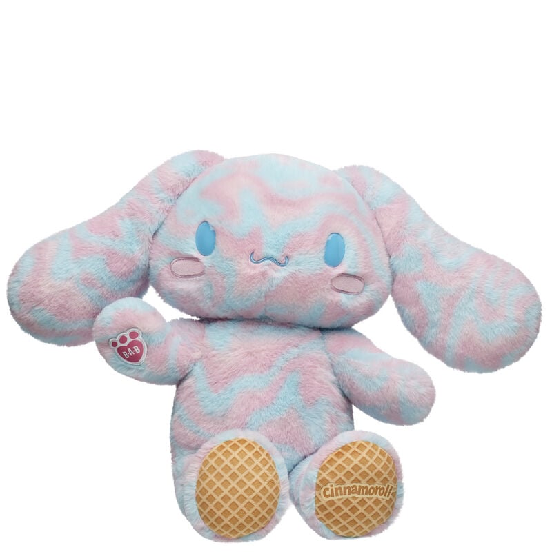 Sanrio Hello Kitty and Friends Bubblegum Ice Cream Cinnamoroll Plush by Build-A-Bear