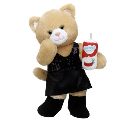 Jennifur Cat Plush Whipped Cream Gift Set