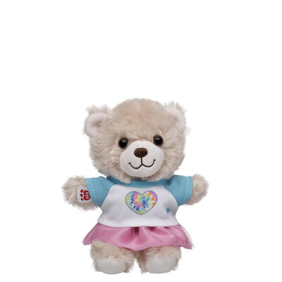 Build-A-Bear Mini Beans&reg; Happy Hugs Teddy Bear with Heart Outfit