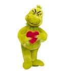 Grinch plush with extra large heart by Build-A-Bear