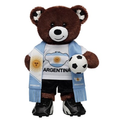 Let's Goal Bear Argentina Soccer Gift Set