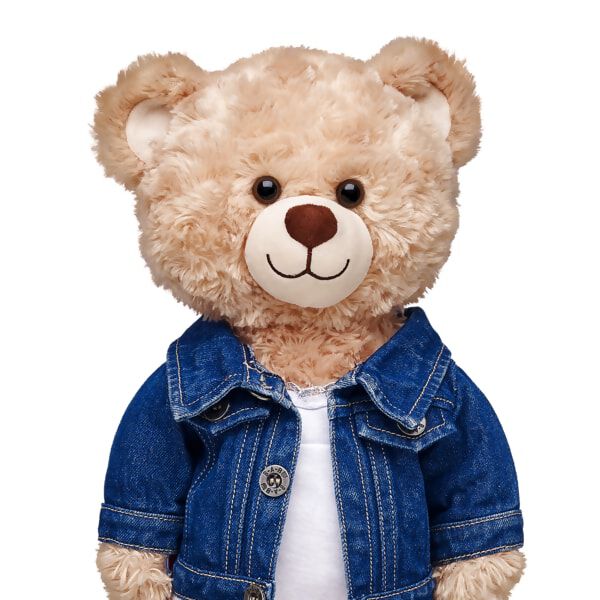 Cute 3D Three-Dimensional Design Bear Denim Jacket - Kawaii Fashion Shop |  Cute Asian Japanese Harajuku Cute Kawaii Fashion Clothing