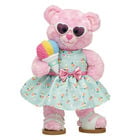 Pink Cuddles Teddy Bear Summer Snow Cone Gift Set