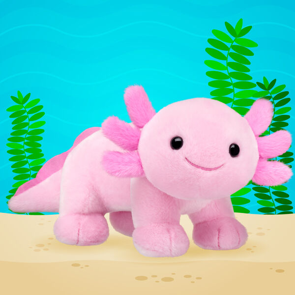 Pink Axolotl Stuffed Animal | Build-A-Bear®