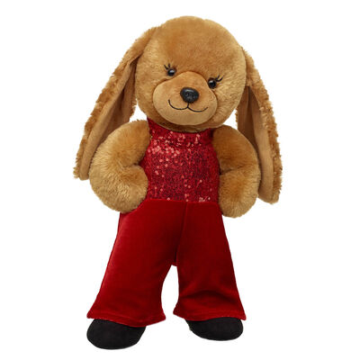 Barkleigh&trade; Plush Red Jumpsuit Gift Set