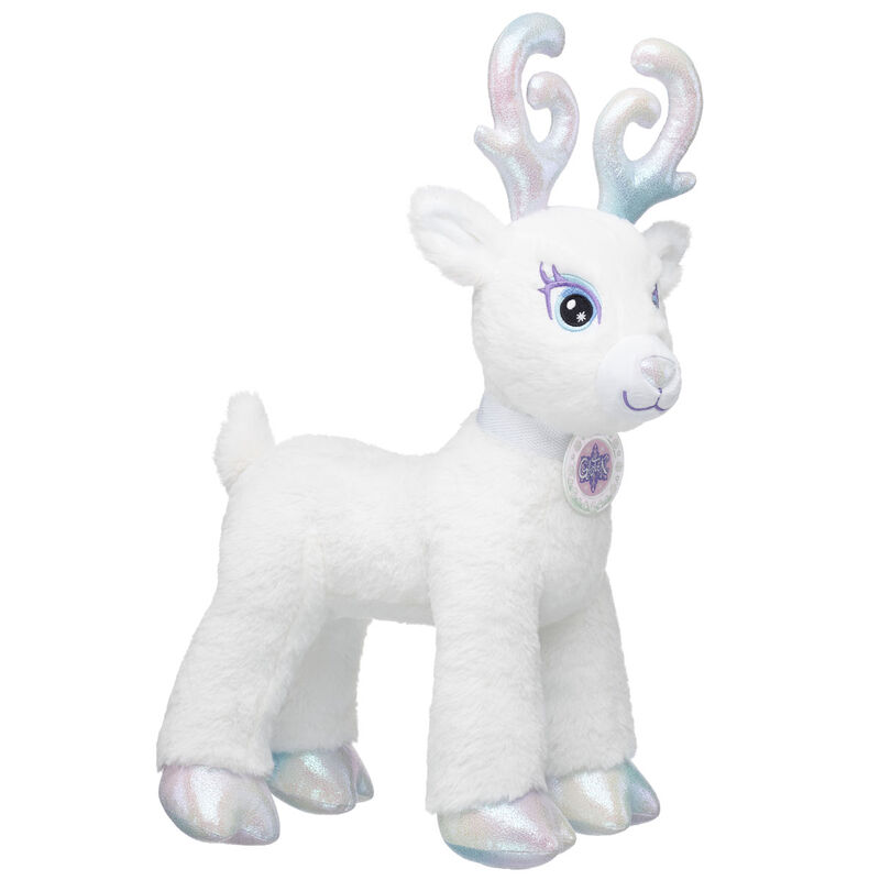 Vanilla Frost Glisten Reindeer Plush by Build-A-Bear