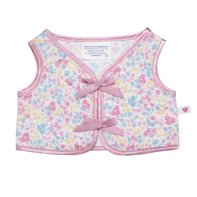 Floral Quilt Vest by Build-A-Bear