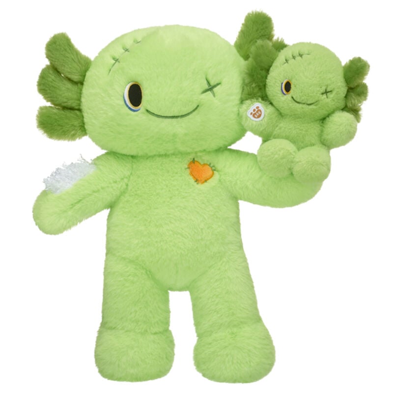 Zombie Axolotl Stuffed Animal with Build-A-Bear Mini Bean®