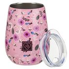 10 oz. Floral Wine Tumbler