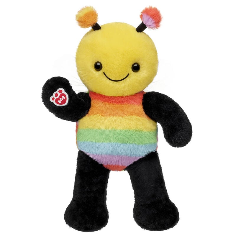 Online Exclusive Rainbow Bee Stuffed Animal - Build-A-Bear Workshop®