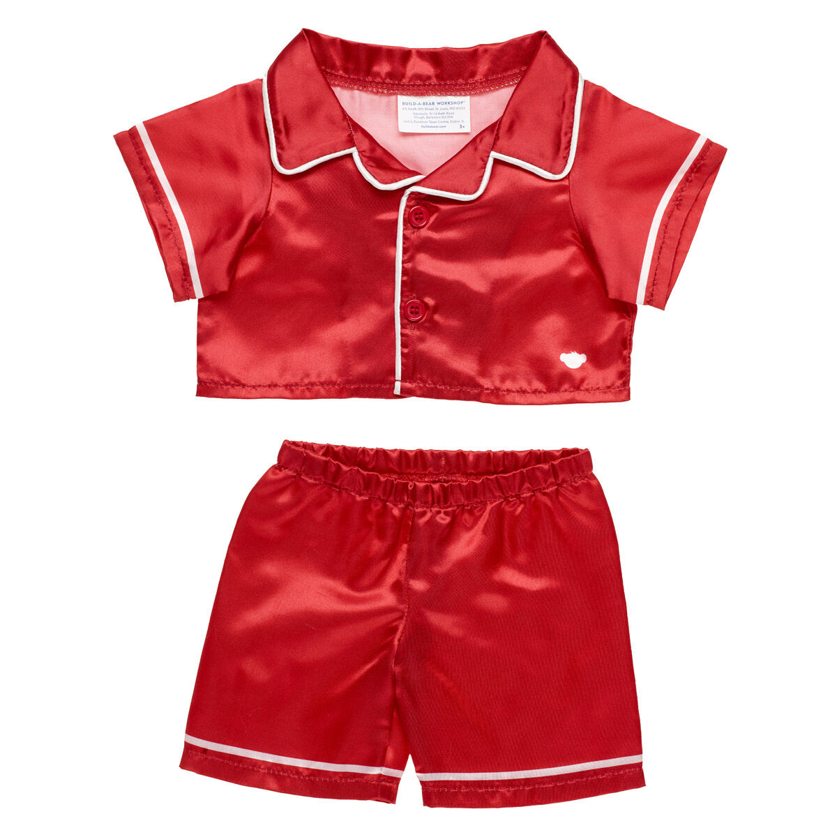 Red Satin PJs Set