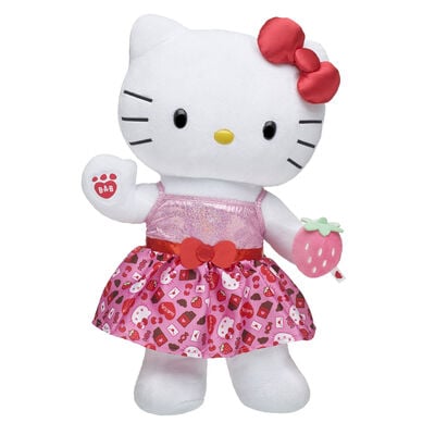 Sanrio&reg; Red Bow Hello Kitty&reg; Plush Strawberry Gift Set