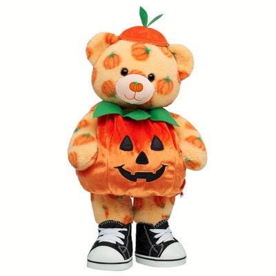 Vault Collection Pumpkin Pal Teddy Bear Halloween Gift Set