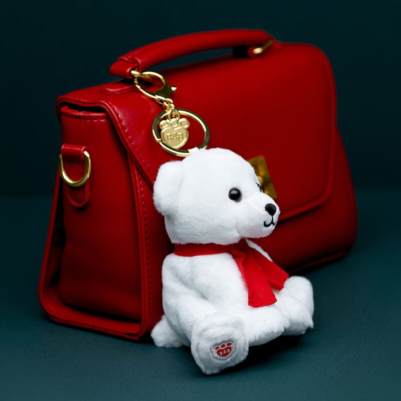 Playful Polar Bear Bag Charm by Build-A-Bear