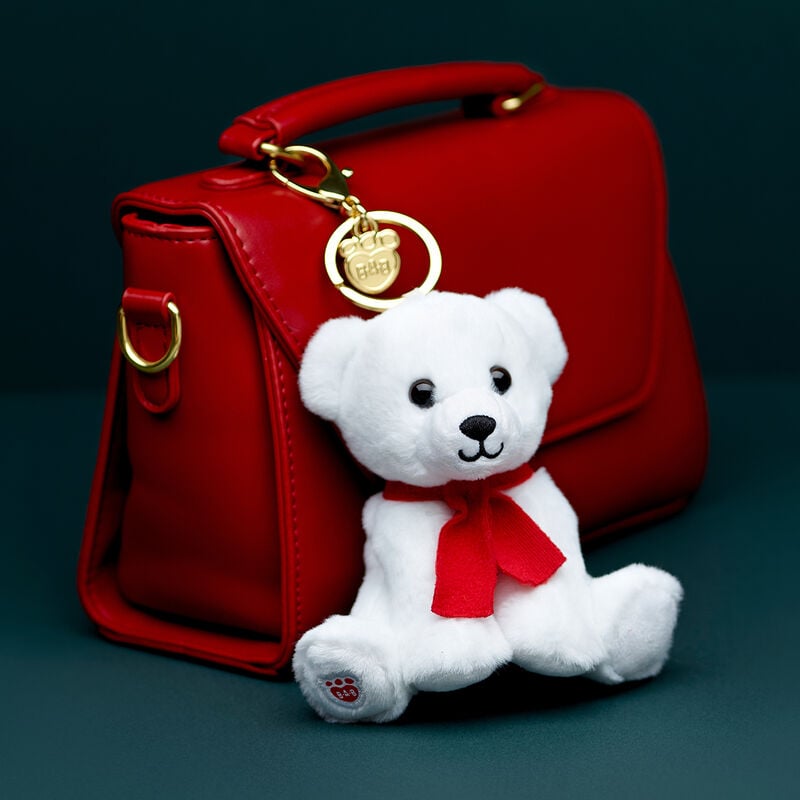 Playful Polar Bear Bag Charm by Build-A-Bear