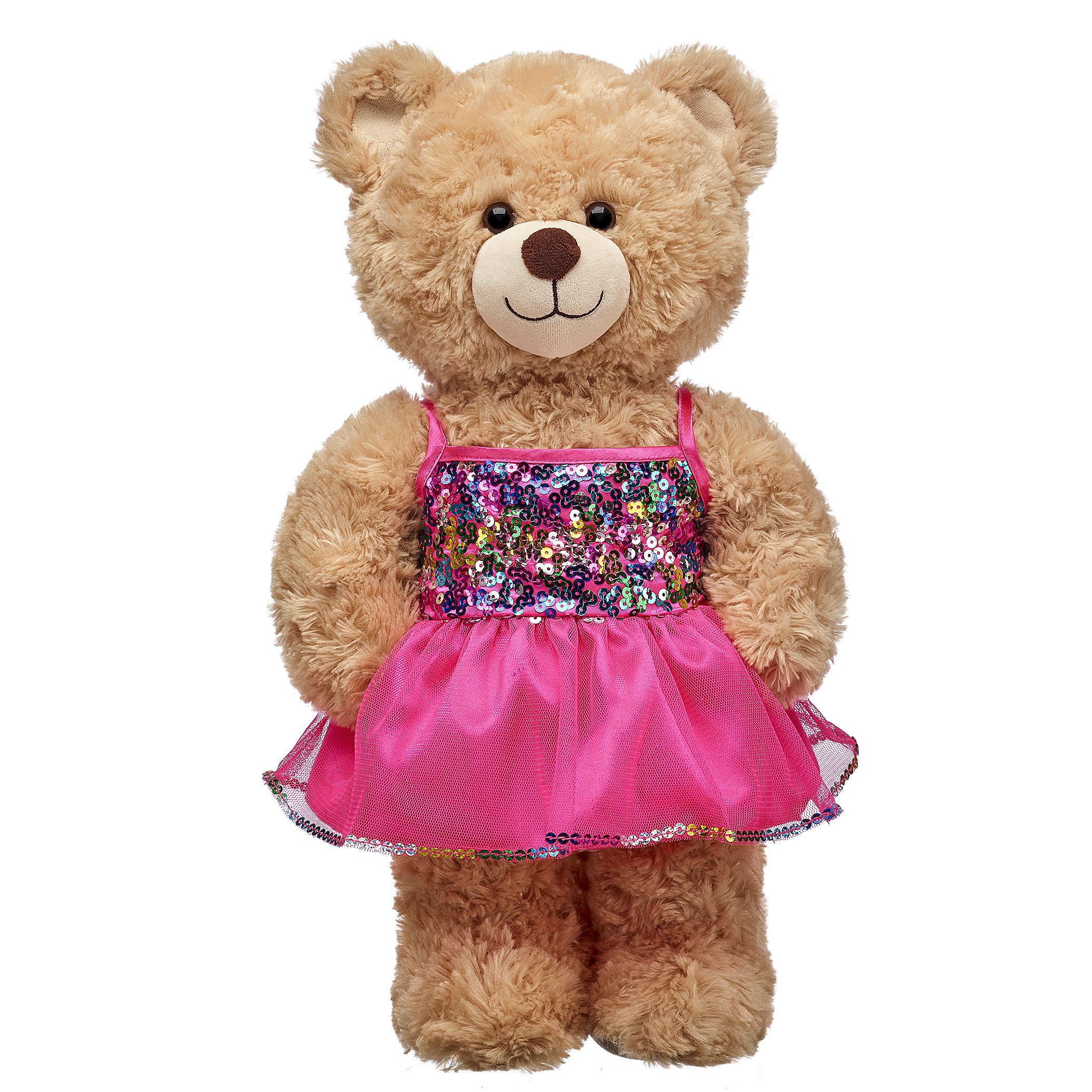 Pink Rainbow Sequins Dress